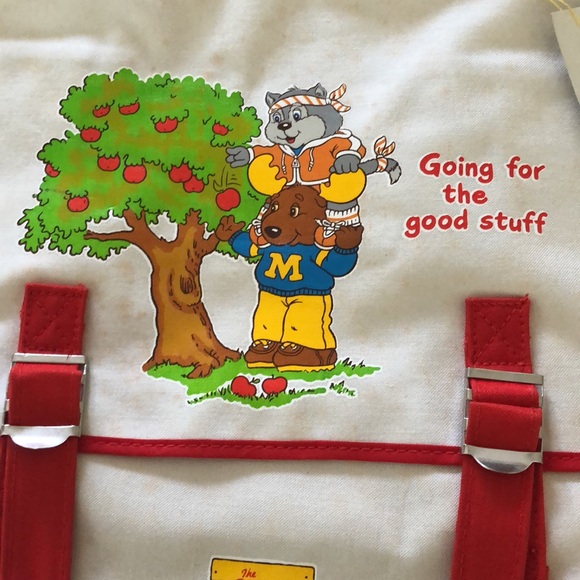 NWT VINTAGE THE GET ALONG GANG BOOK BAG KNAPSACK BACKPACK - Picture 4 of 16